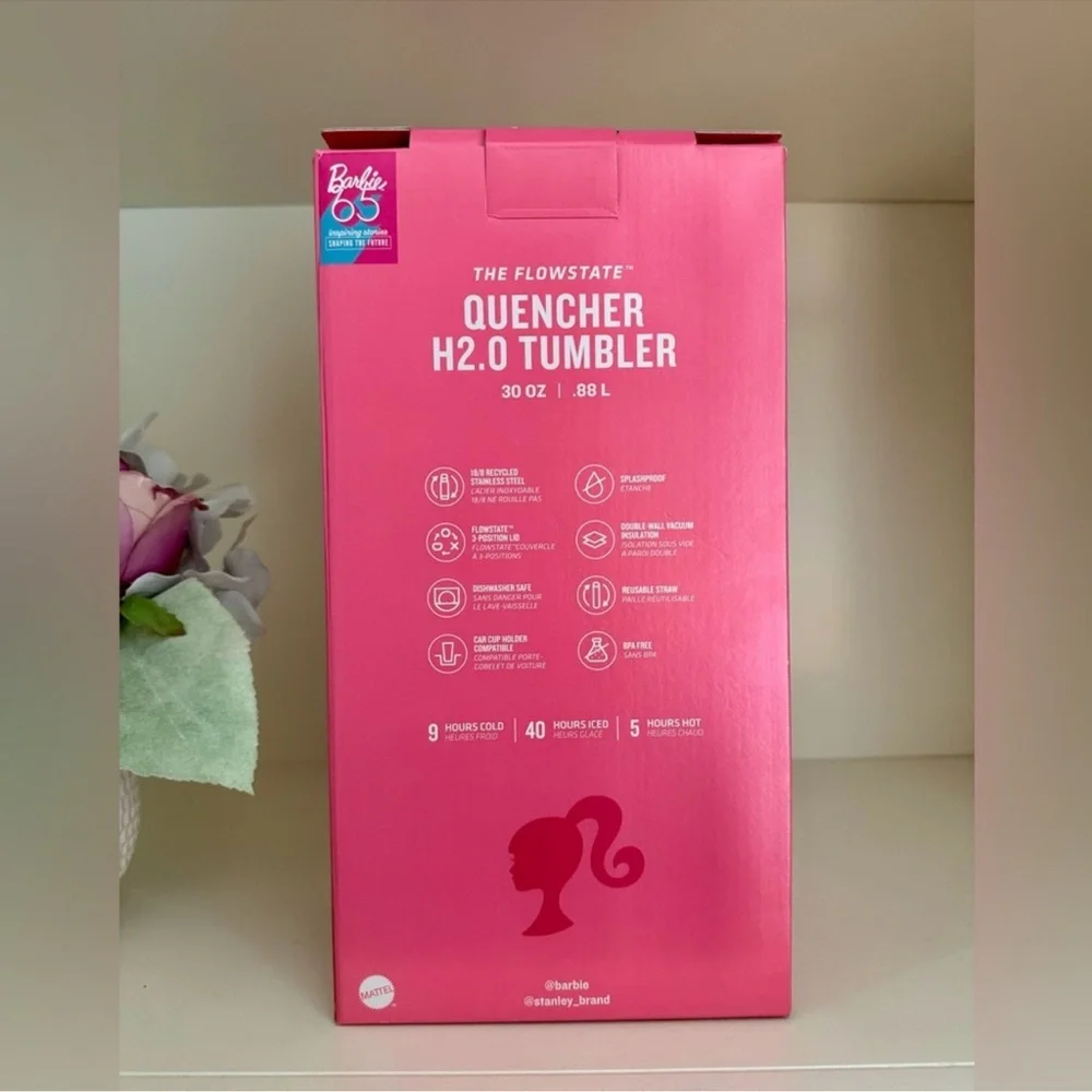 🎉LAST‎ CHANCE🎉Limited edition Stanley BARBIE ICON 30 OZ QUENCHER